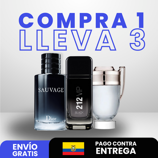 Combo de 3 Perfumes Masculinos – Aromas Intensos y Atractivos
